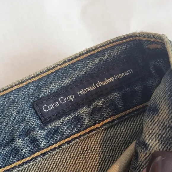NWT Citizens of Humanity Cora Cropped Shadow Inseam in Livingston Wash, Sz 30