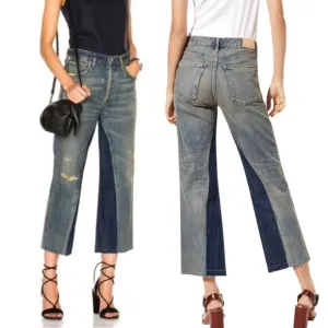 NWT Citizens of Humanity Cora Cropped Shadow Inseam in Livingston Wash, Sz 30