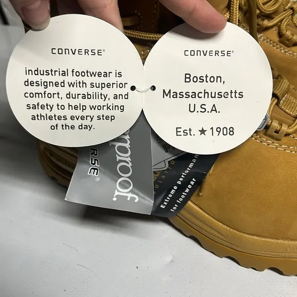 NWT Converse Desert Tan Combat Composite Toe Industrial Boots C6900