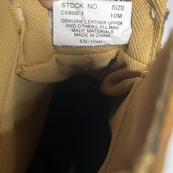 NWT Converse Desert Tan Combat Composite Toe Industrial Boots C6900