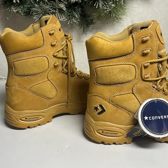 NWT Converse Desert Tan Combat Composite Toe Industrial Boots C6900