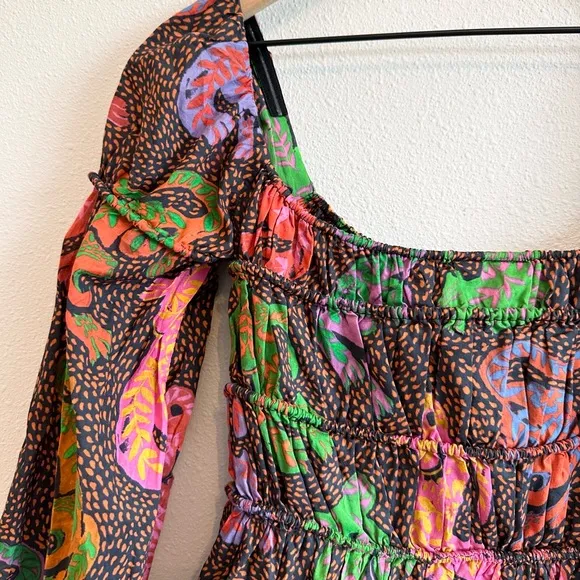 NWT Farm Rio Wild Leopards Dress XS