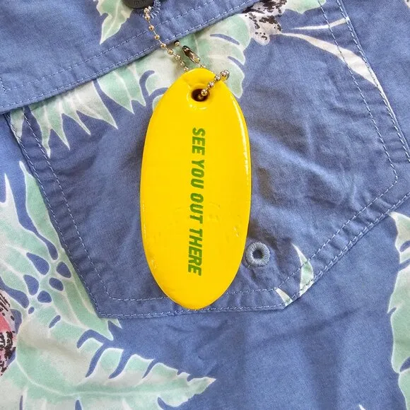 NWT Katin Men's Blue Paradise Volley Swim Beach Shorts Size Medium