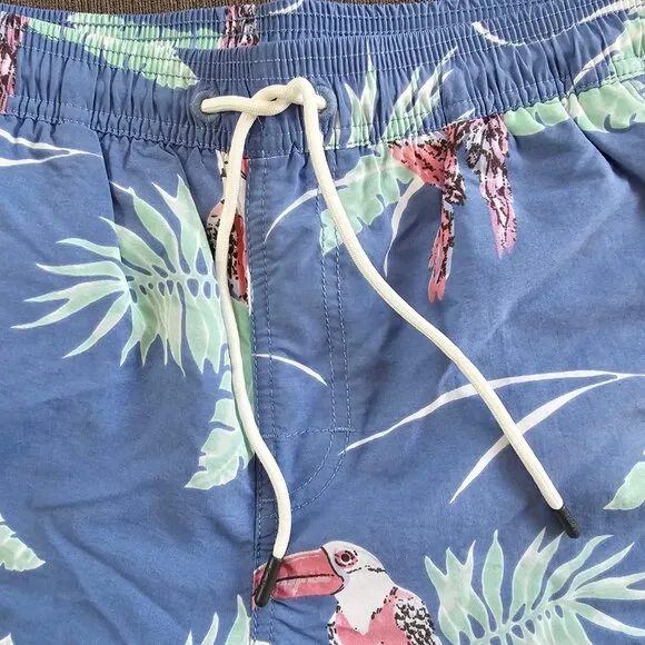 NWT Katin Men's Blue Paradise Volley Swim Beach Shorts Size Medium