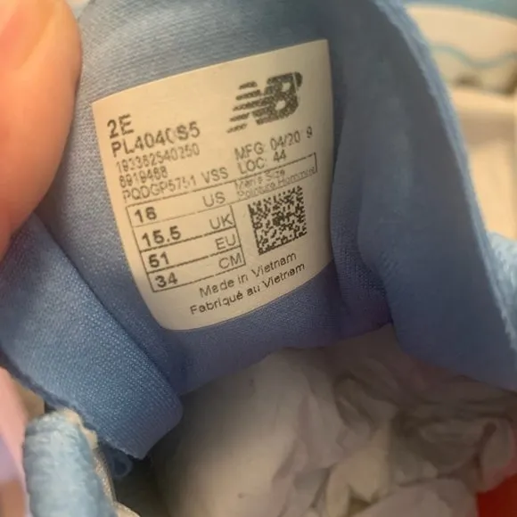NWT NEW BALANCE 4040 V5 TPU MOLDED BASEBALL SHOES/CLEATS 16 2E (EXTRA WIDE)