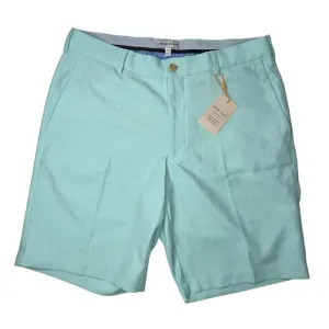 NWT Peter Millar Salem Performance Chino Shorts in Celeste Blue, Men's Size 32