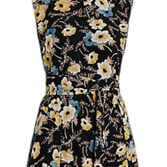 NWT Ralph Lauren Black and White Sleeveless Midi Sundress