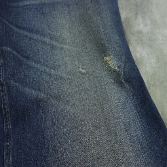 NWT Ralph Lauren BLACK LABEL DISTRESSED 5-Pocket BLUE JEANS $395 MENS Size 33-30
