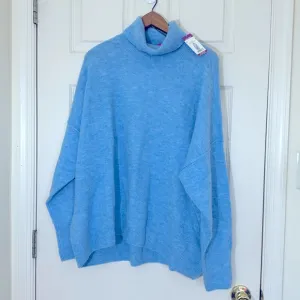 NWT Vince Camuto Light Blue Turtleneck SuperSoft Sweater Size XXL