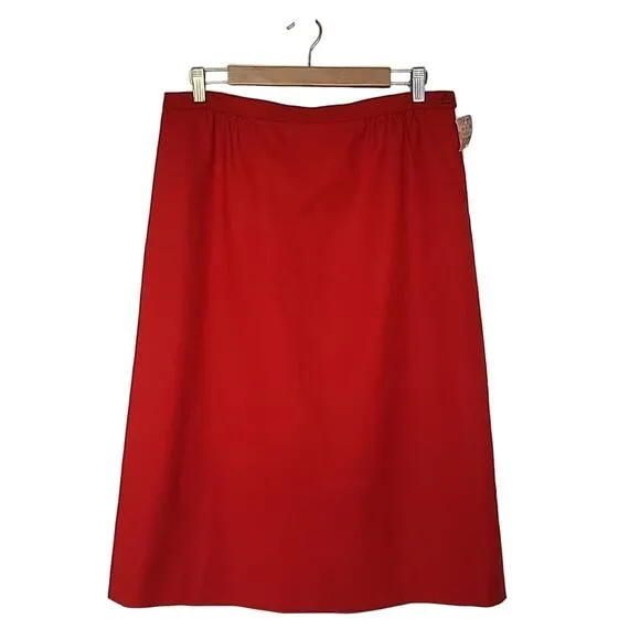 NWT Vintage Pendleton Wool Midi Skirt, VTG Size 30 (14)