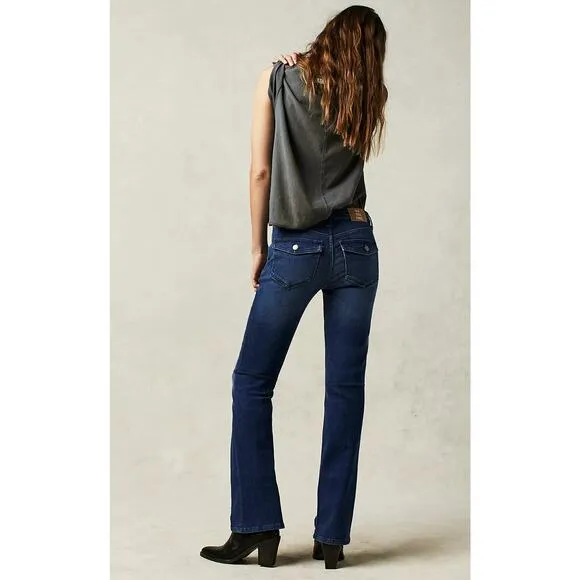 NWT We The Free Varsity Blues Flare Jeans - 31 waist