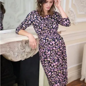 NWT HOST PICK Seraphine Smart Stretch Jersey Maternity &amp; Nursing Dress 8