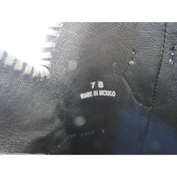 OG by Old Gringo Gray Suede Harness Fringe Cowboy Boots Womens Size 7 B