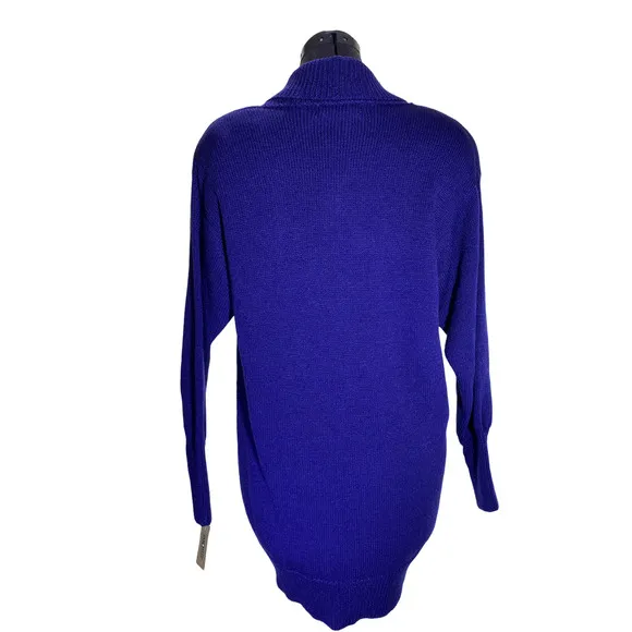 Old Money Ann Caron Heritage Purple Womens Small Vintage Retro Coquette Sweater
