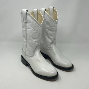 Old West women's roper cowboy boots 7 white