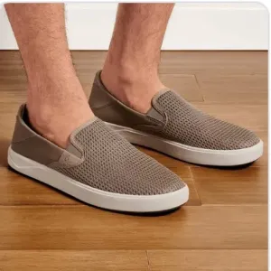 OluKai Men’s Size 8 Lae’ahi Clay Color Slip On Shoes