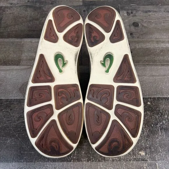 Olukai Nohea Mesh Slip On Shoes Mens 10 Brown  Loafers Sneakers Comfort