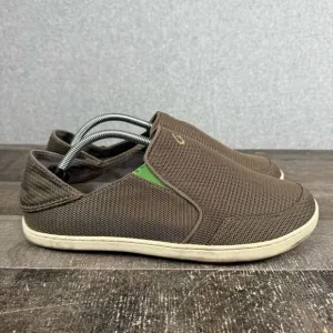 Olukai Nohea Mesh Slip On Shoes Mens 10 Brown  Loafers Sneakers Comfort
