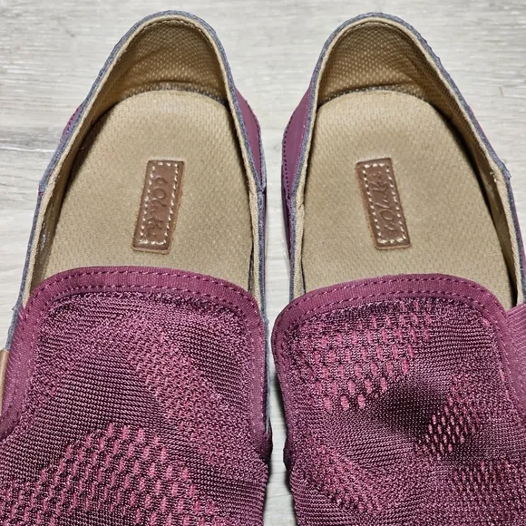 Olukai Pehuea Shoes Womens Size 10 Sneakers Slip On Casual Red Ginger Round Toe