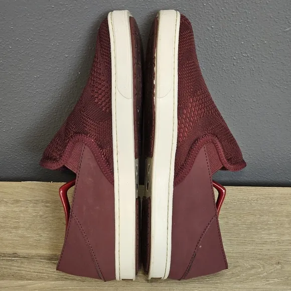 Olukai Pehuea Shoes Womens Size 10 Sneakers Slip On Casual Red Ginger Round Toe