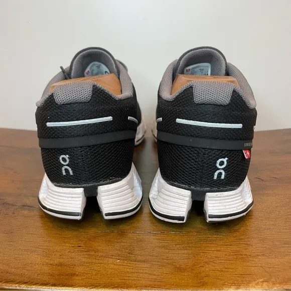 On | Cloud Running Shoes - Black White ; Womens 6