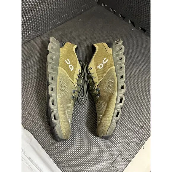 On Cloud X Running Shoes Athletic OC olive black Men's Size 14 Sneakers