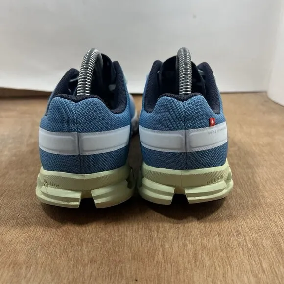 On Cloudflow 3.0 Sneakers Women Size 9 Blue White Light Running Comfort Shoes