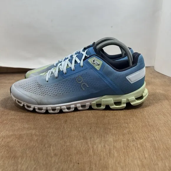 On Cloudflow 3.0 Sneakers Women Size 9 Blue White Light Running Comfort Shoes
