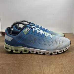On Cloudflow 3.0 Sneakers Women Size 9 Blue White Light Running Comfort Shoes