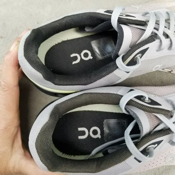 On Shoes Mens Size 11.5 Cloudflow Gray Lace Up Running Athletic Sneakers
