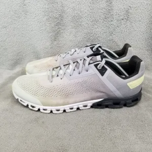 On Shoes Mens Size 11.5 Cloudflow Gray Lace Up Running Athletic Sneakers