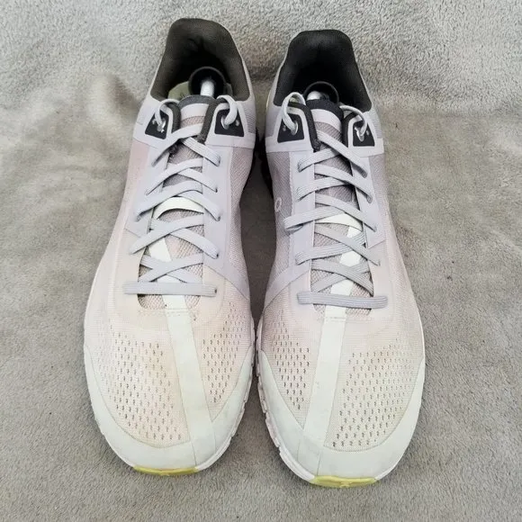 On Shoes Mens Size 11.5 Cloudflow Gray Lace Up Running Athletic Sneakers