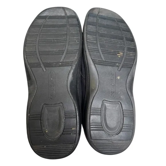 Orthofeet 525 Bismarck Stretch Orthotic Shoes Men's Size 13 XWide Black Soft SU