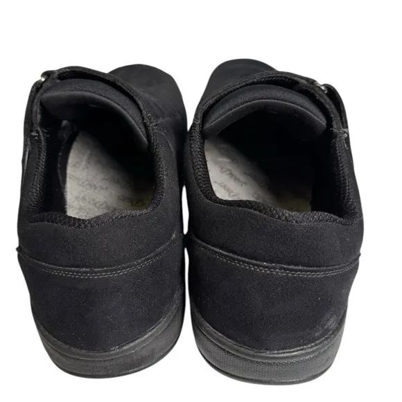 Orthofeet 525 Bismarck Stretch Orthotic Shoes Men's Size 13 XWide Black Soft SU