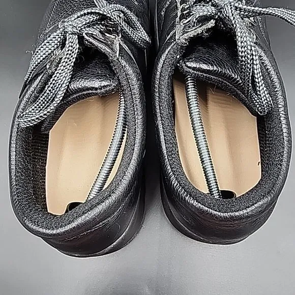 Orthofeet Pacific Palisades Black Low Top Men's Shoes 10.5 (4E) Wide