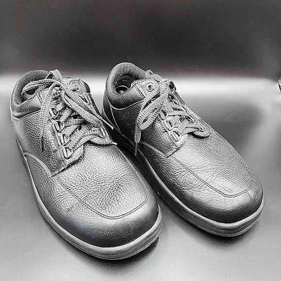 Orthofeet Pacific Palisades Black Low Top Men's Shoes 10.5 (4E) Wide