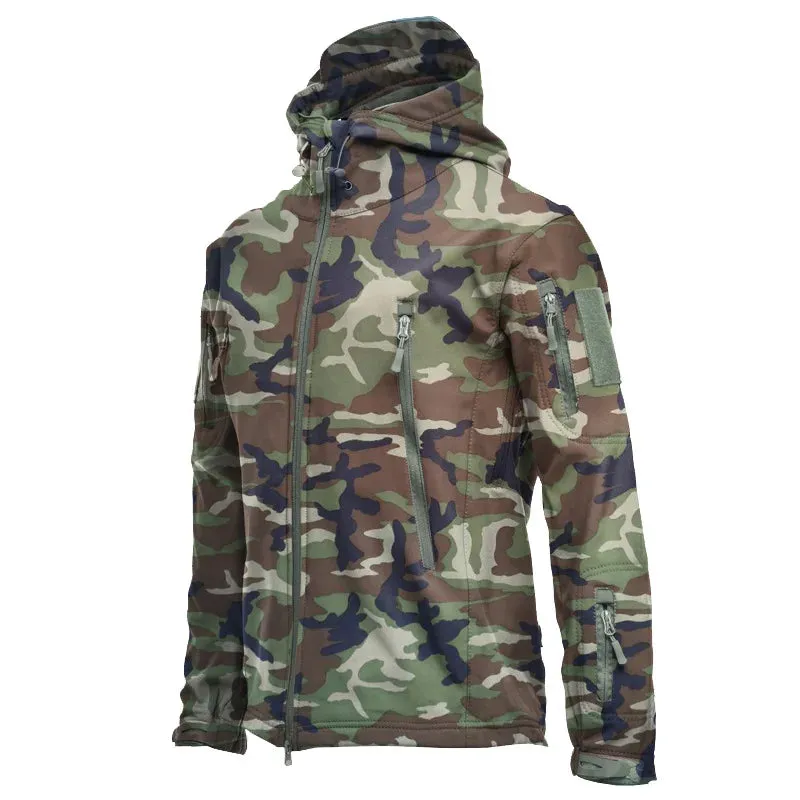 Outdoor Soft Shell Fleece Jacket – Windproof, Waterproof & Warm