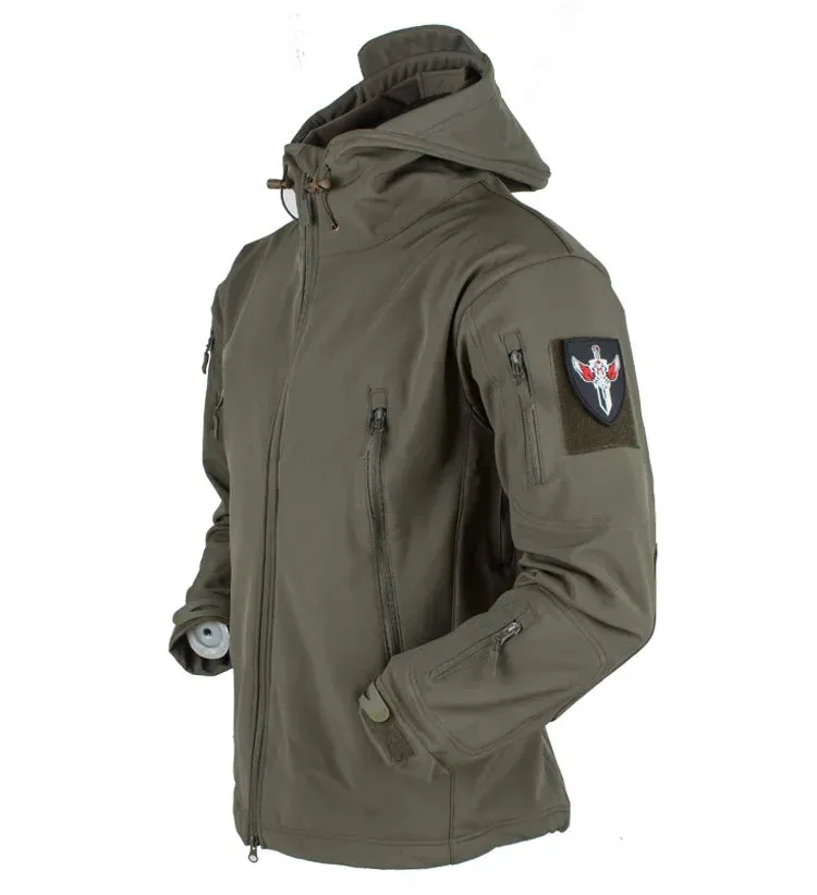 Outdoor Soft Shell Fleece Jacket – Windproof, Waterproof & Warm