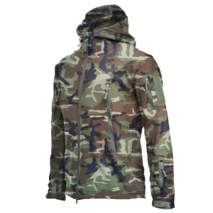 Outdoor Soft Shell Fleece Jacket – Windproof, Waterproof & Warm