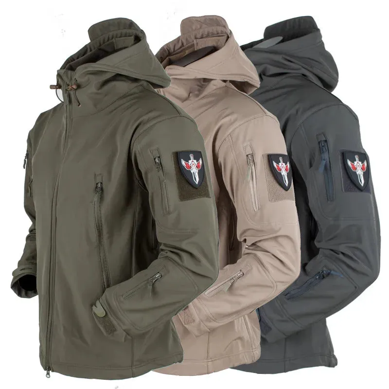 Outdoor Soft Shell Fleece Jacket – Windproof, Waterproof & Warm