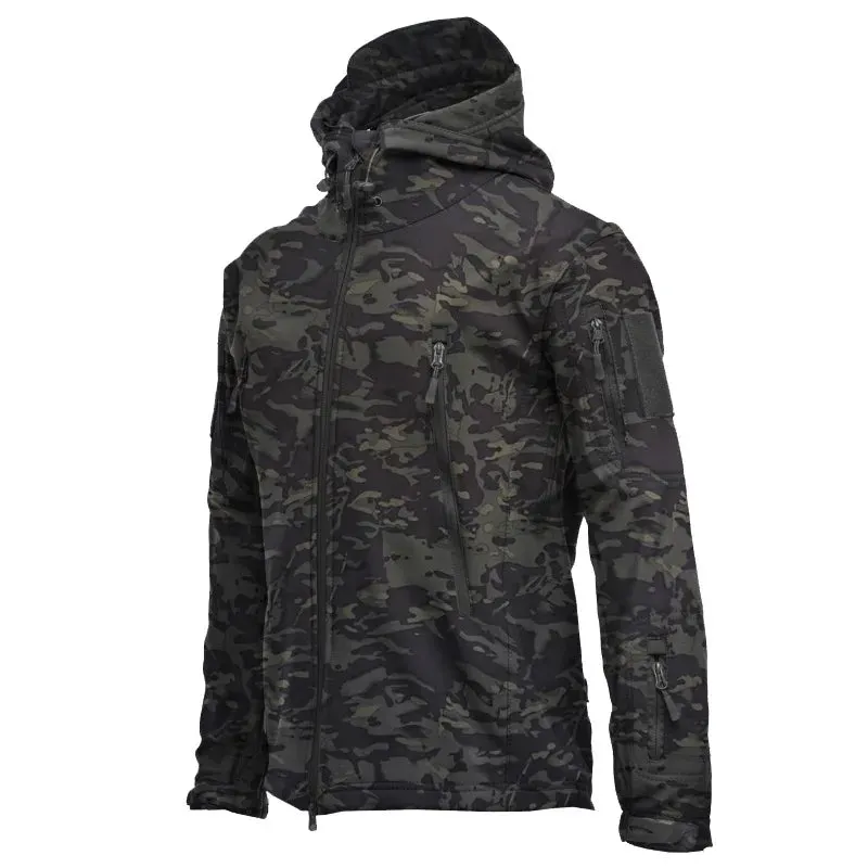 Outdoor Soft Shell Fleece Jacket – Windproof, Waterproof & Warm