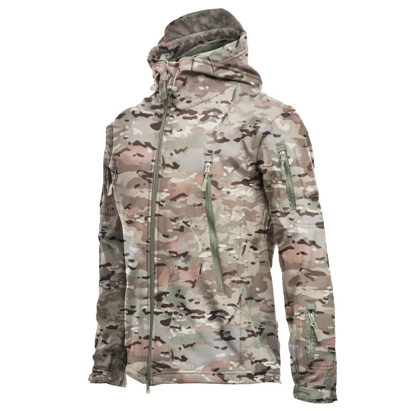 Outdoor Soft Shell Fleece Jacket – Windproof, Waterproof & Warm