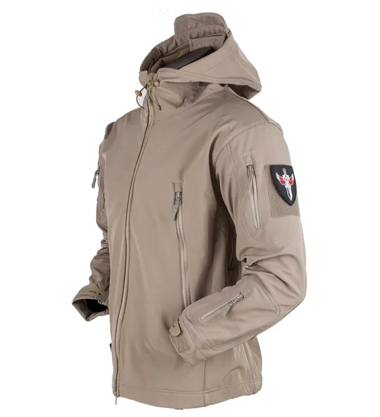 Outdoor Soft Shell Fleece Jacket – Windproof, Waterproof & Warm