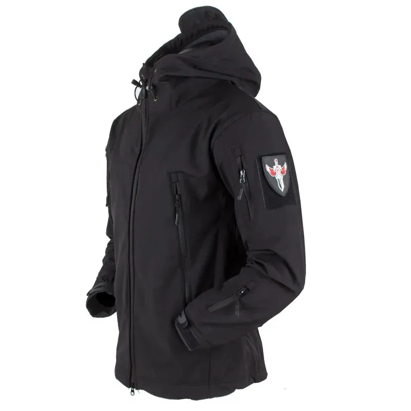 Outdoor Soft Shell Fleece Jacket – Windproof, Waterproof & Warm