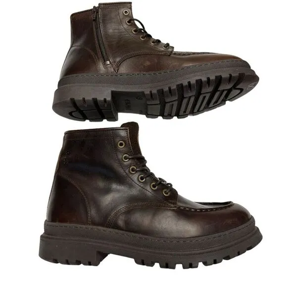 PAJAR Cyres Front Lace Leather Boots Size EU 42 Men's US 8.5-9 Women's US 10 NWT