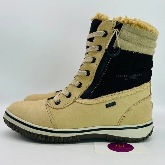 Pajar Men's Trooper 3.0 Winter Snow Boots Sand/Black Size 43 EU/ 9.5 US