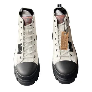 Palladium Star White Boots Women’s 10 Medium REVOLT HI TX 97242-116-M