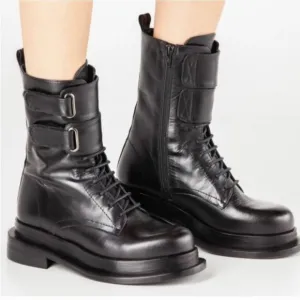 Paloma Barcelo Tyson Combat Boot Size 38