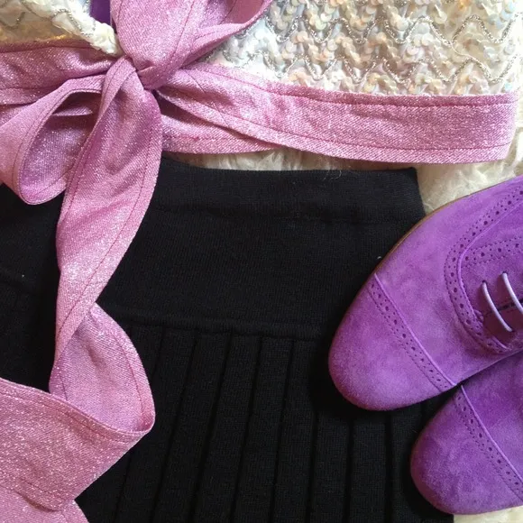 🍃💕Party in Pleats ... Party in Purple ... 💕🍃