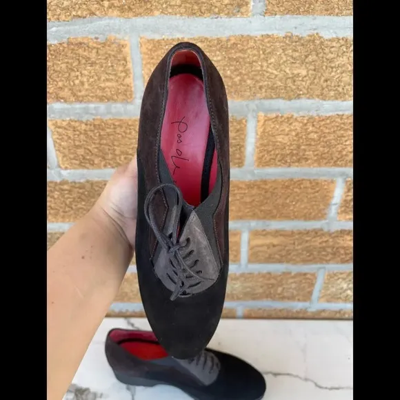 PAS DE ROUGE Laced shoes 9.5